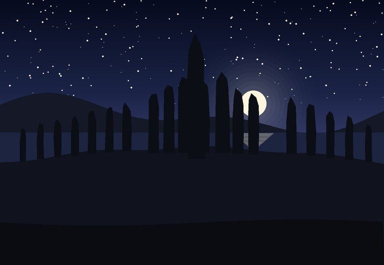Callanish Stones – Moonrise